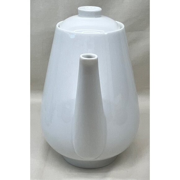 Rosenthal All White Secunda Coffee Pot Germany - Picture 2 of 9